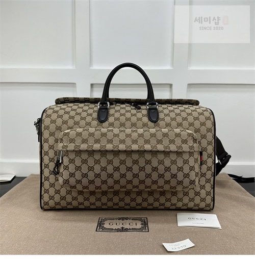 Gucci 구찌 미디엄 GG 더플백 802095 Bag 5번 이미지