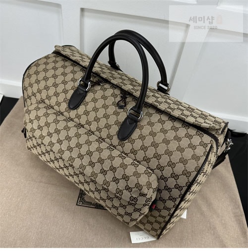 Gucci 구찌 미디엄 GG 더플백 802095 Bag 2번 이미지