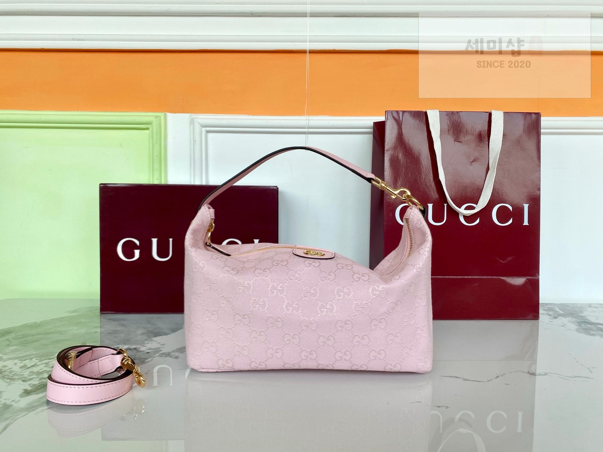 Gucci 구찌 베니티 미디움 탑 핸들백 레플리카 1번 이미지 - Bag | 세미샵 레플리카 사이트