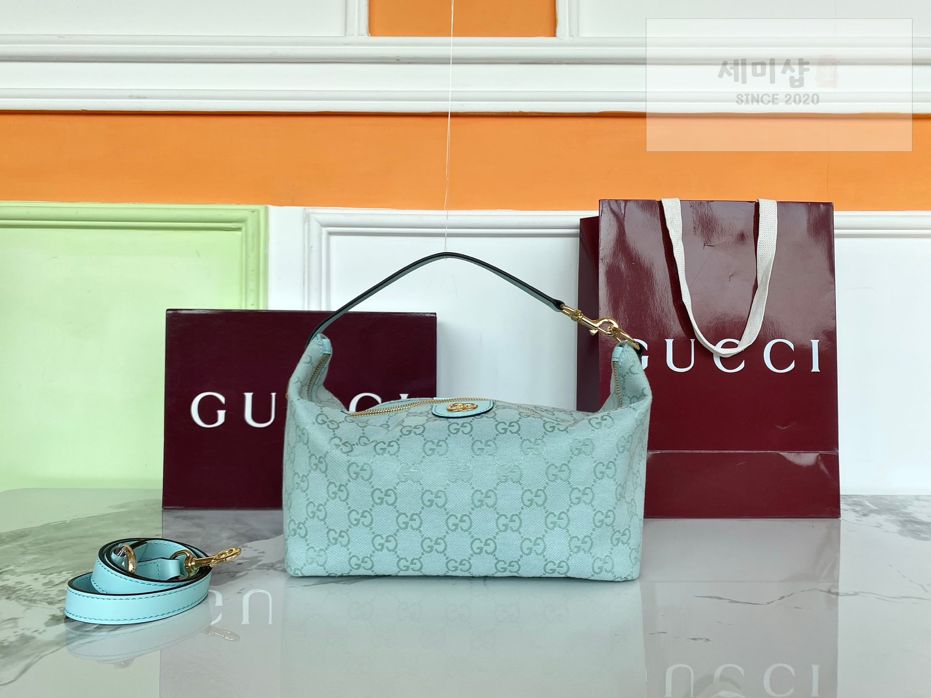 Gucci 구찌 베니티 미디움 탑 핸들백 레플리카 1번 이미지 - Bag | 세미샵 레플리카 사이트
