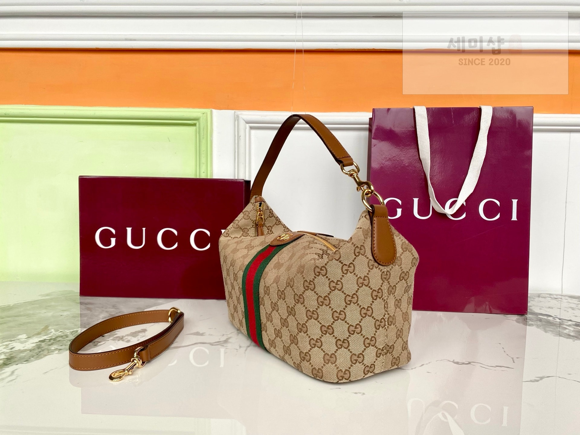 Gucci 구찌 베니티 미디움 탑 핸들백 레플리카 3번 이미지 - Bag | 세미샵 레플리카 사이트