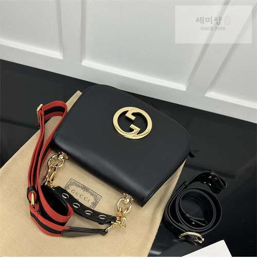 Gucci 구찌 블론디 미니엄 탑 핸들백 그린/레더 721172 Bag 19번 이미지