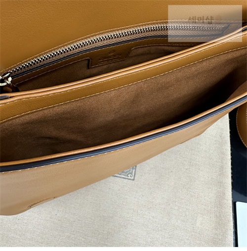 Gucci 구찌 블론디 미니엄 탑 핸들백 그린/레더 721172 Bag 3번 이미지