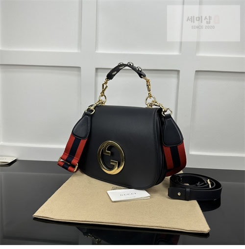 Gucci 구찌 블론디 미니엄 탑 핸들백 그린/레더 721172 Bag 31번 이미지
