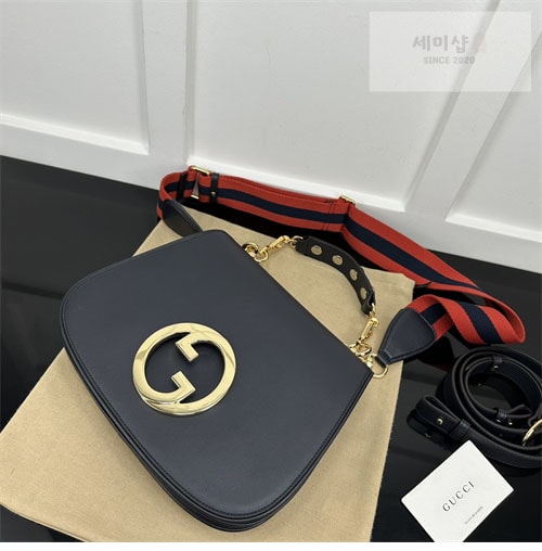 Gucci 구찌 블론디 미니엄 탑 핸들백 그린/레더 721172 Bag 34번 이미지