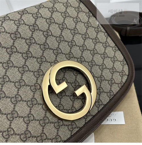 Gucci 구찌 블론디 미니엄 탑 핸들백 베이지/에보니 721172 Bag 9번 이미지
