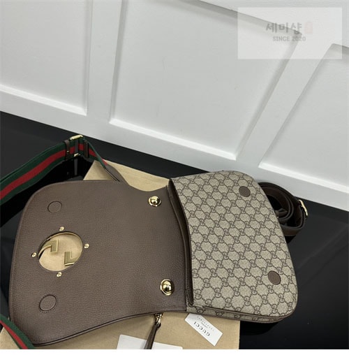Gucci 구찌 블론디 미니엄 탑 핸들백 베이지/에보니 721172 Bag 11번 이미지