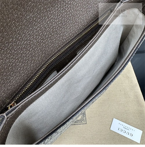 Gucci 구찌 블론디 미니엄 탑 핸들백 베이지/에보니 721172 Bag 12번 이미지