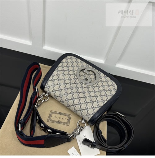 Gucci 구찌 블론디 미니엄 탑 핸들백 베이지/에보니 721172 Bag 14번 이미지