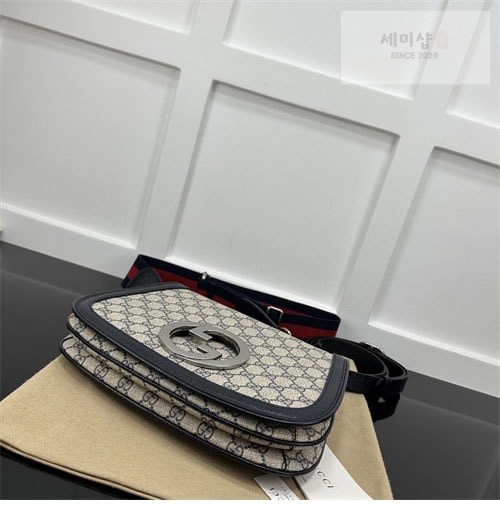 Gucci 구찌 블론디 미니엄 탑 핸들백 베이지/에보니 721172 Bag 2번 이미지