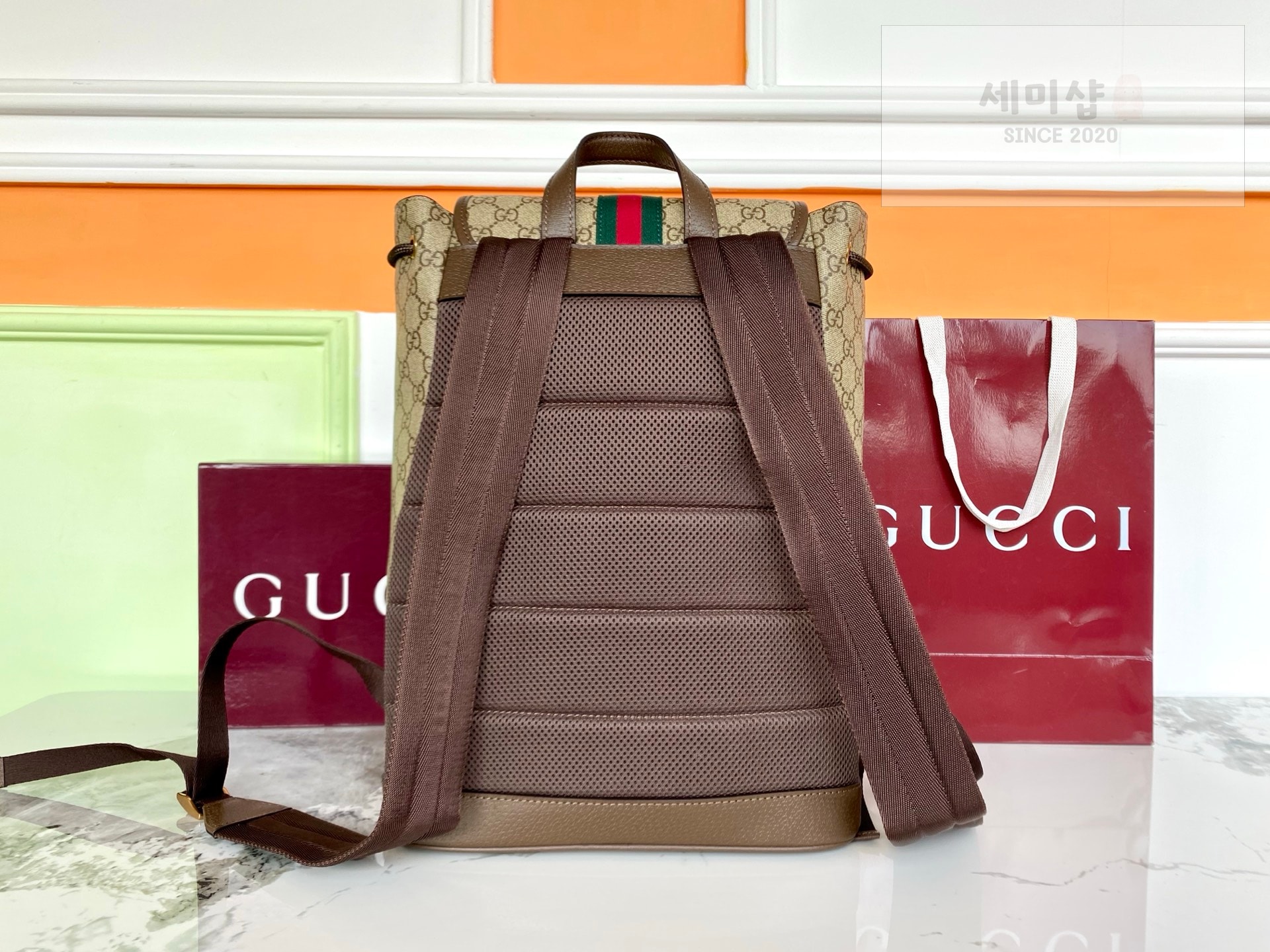Gucci 구찌 오피디아 스몰 백팩 모노그램 캔버스 Bag 2번 이미지