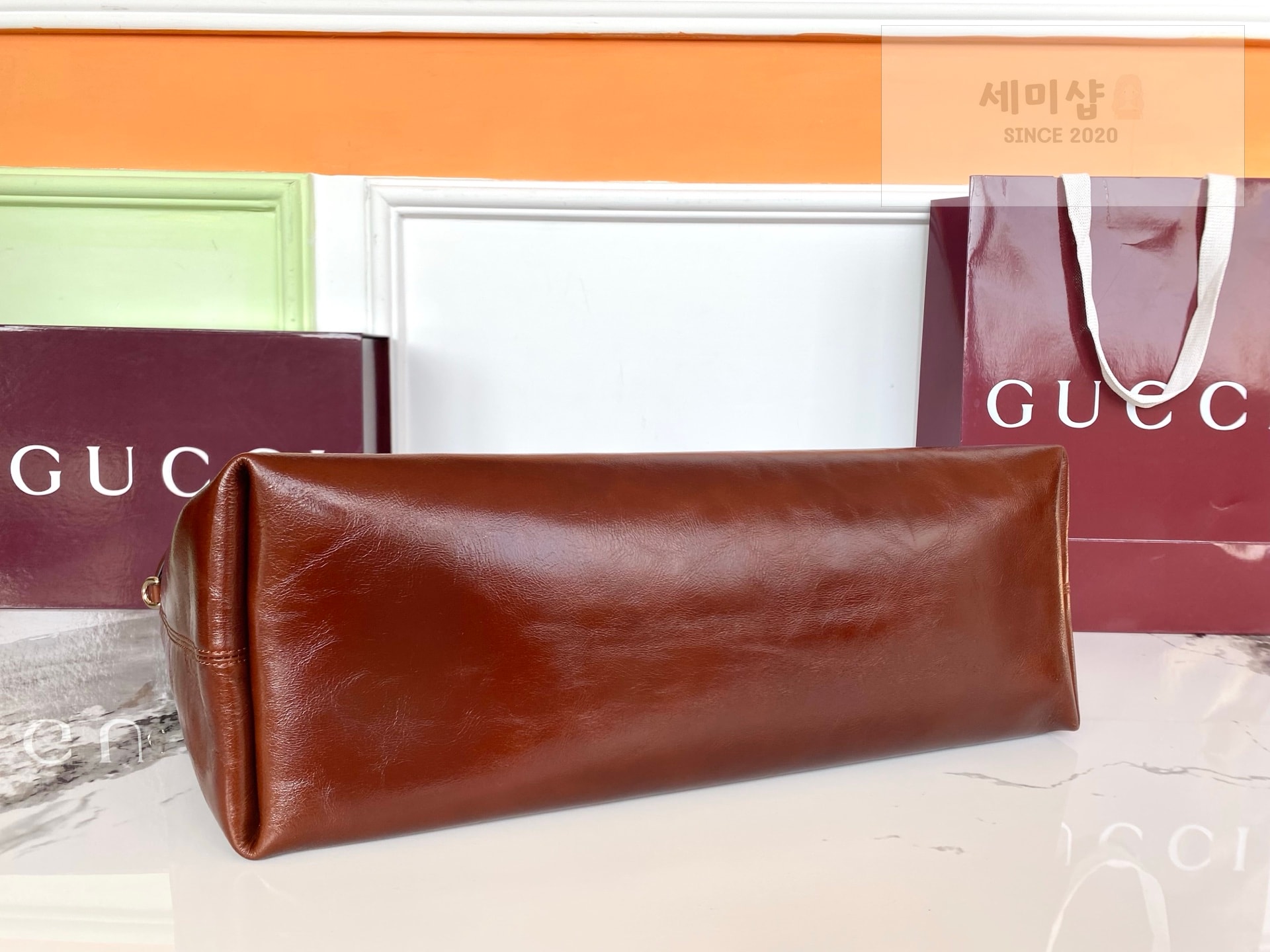 Gucci 구찌 질리오 라지 토트백 다크브라운 Bag 4번 이미지