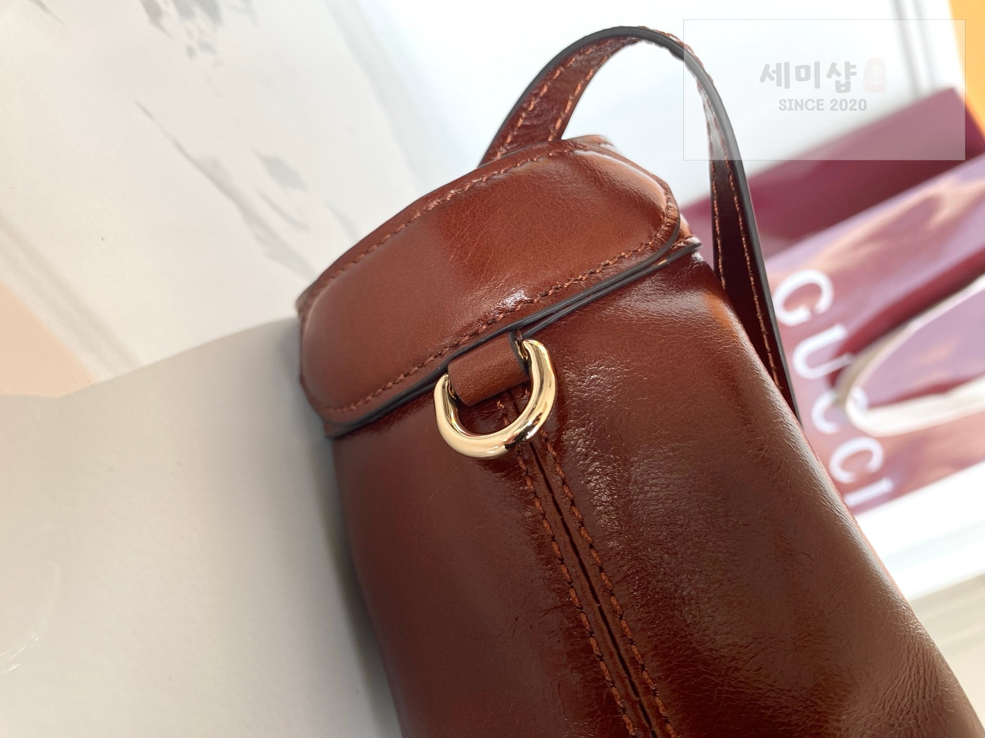 Gucci 구찌 질리오 라지 토트백 다크브라운 Bag 6번 이미지