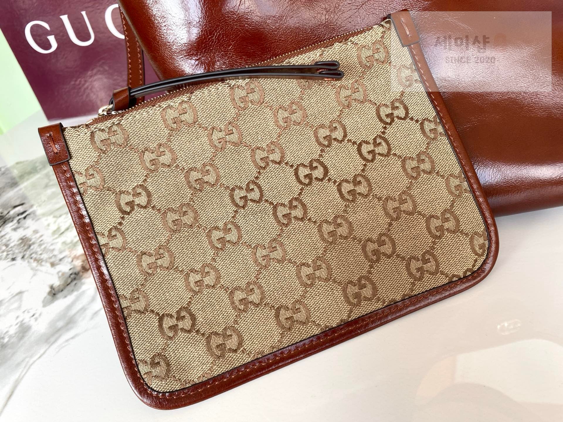 Gucci 구찌 질리오 라지 토트백 다크브라운 Bag 8번 이미지