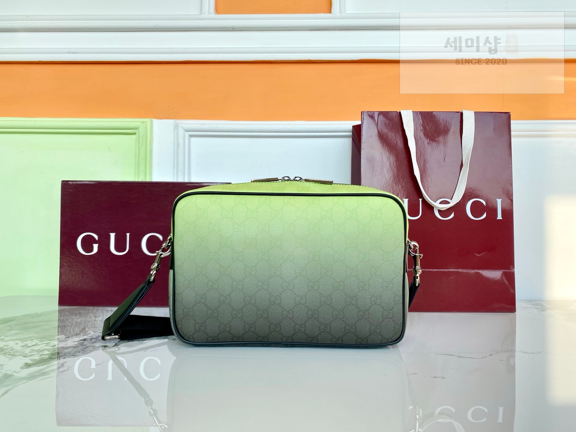 Gucci 구찌 크로마 미디움 크로스백 모노그램 캔버스 Bag 1번 이미지