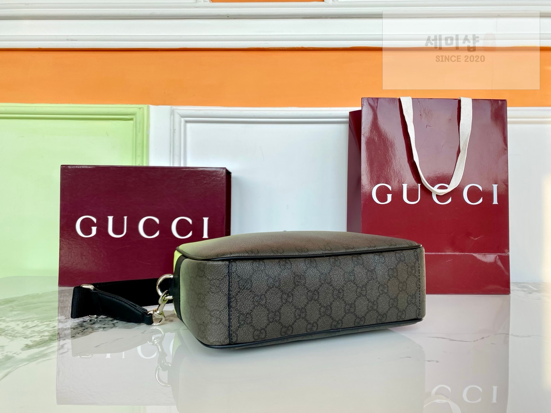 Gucci 구찌 크로마 미디움 크로스백 모노그램 캔버스 Bag 4번 이미지