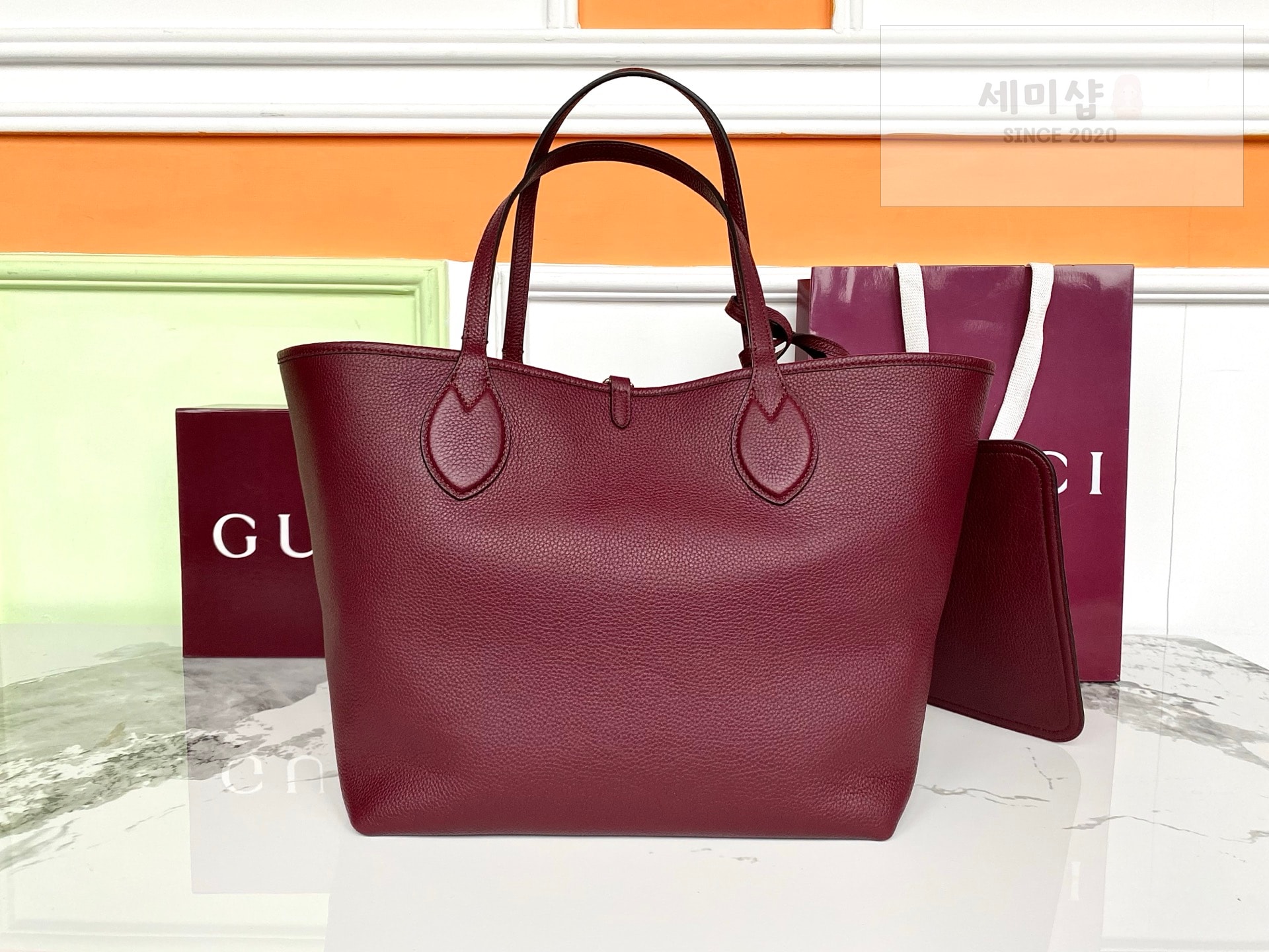 Gucci 구찌 토티시마 라지 리버서블 토트백 앙코라 레드 Bag 1번 이미지
