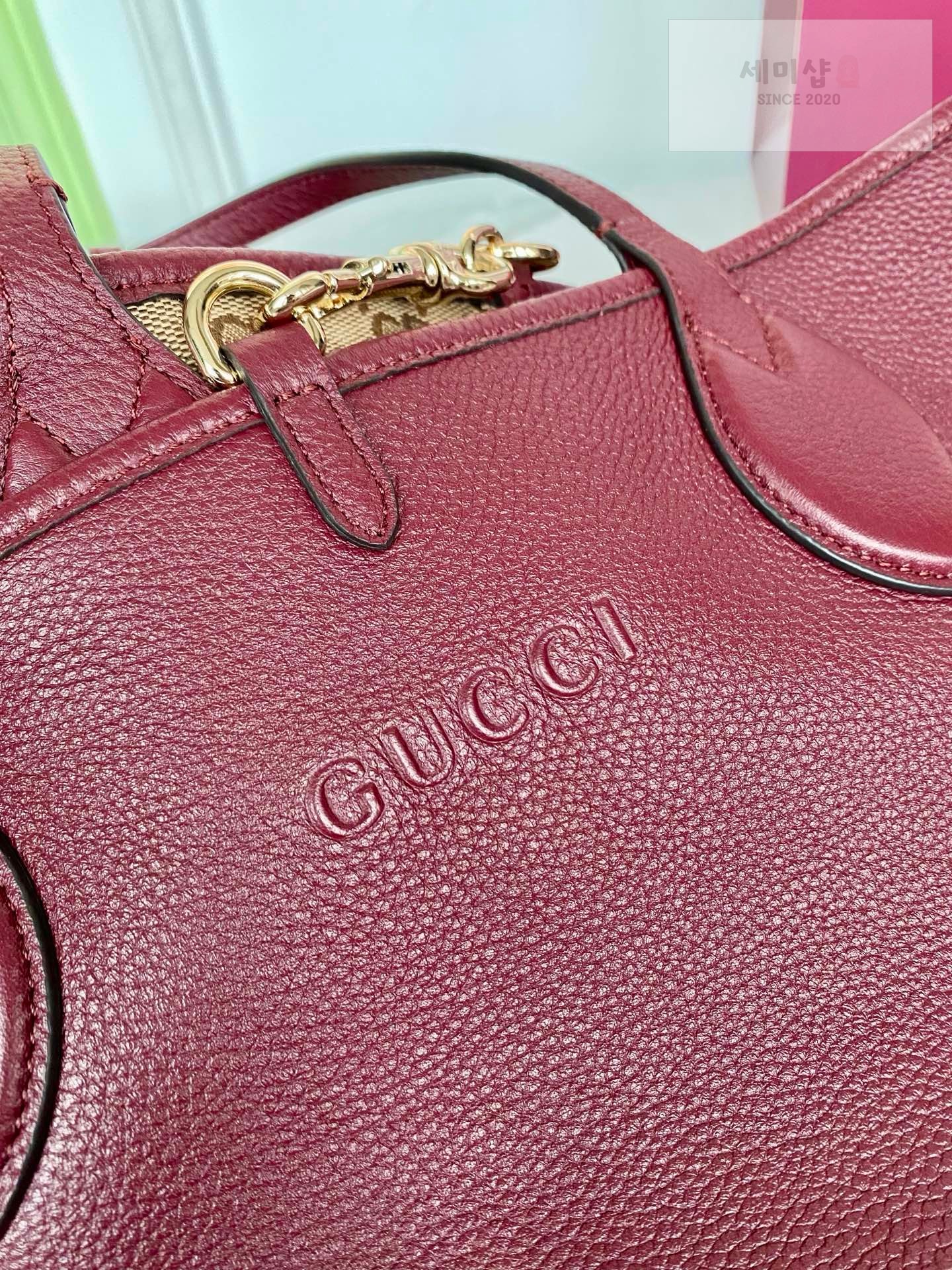 Gucci 구찌 토티시마 라지 리버서블 토트백 앙코라 레드 Bag 7번 이미지