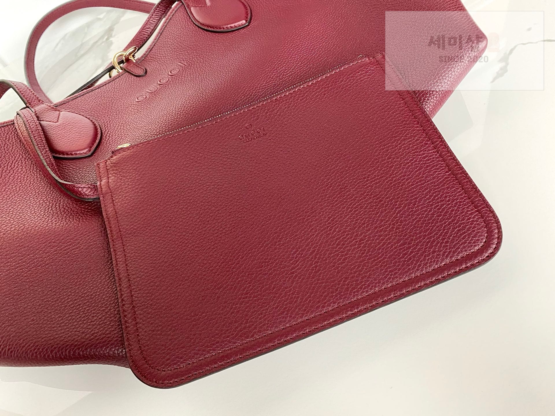 Gucci 구찌 토티시마 라지 리버서블 토트백 앙코라 레드 Bag 8번 이미지