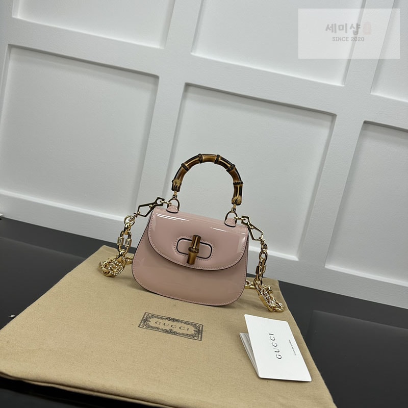 Gucci 구찌 1947 뱀부 미니 탑 핸들백 Bag 1번 이미지