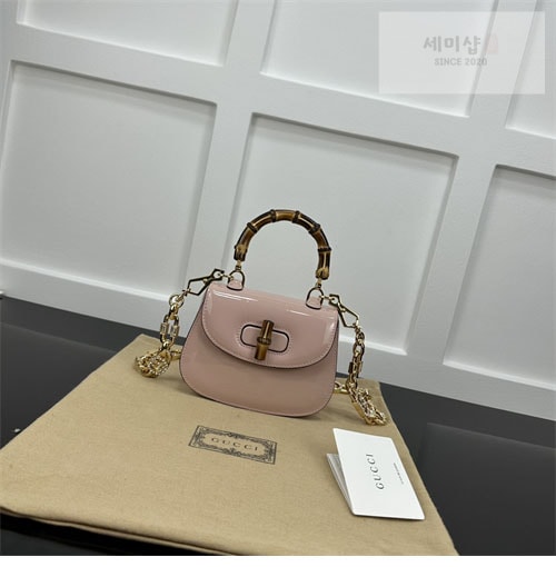 Gucci 구찌 1947 뱀부 미니 탑 핸들백 Bag 3번 이미지