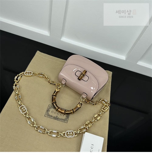 Gucci 구찌 1947 뱀부 미니 탑 핸들백 Bag 9번 이미지