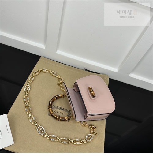 Gucci 구찌 1947 뱀부 미니 탑 핸들백 Bag 4번 이미지