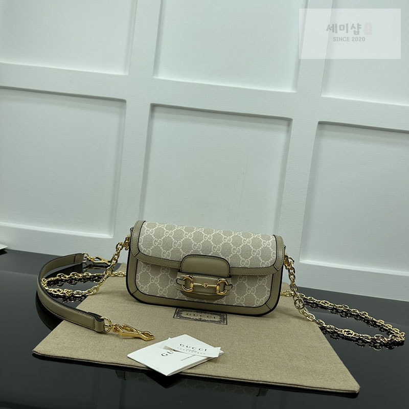 Gucci 구찌 GG캔버스 1955 홀스빗 스몰 숄더백 Bag 2번 이미지