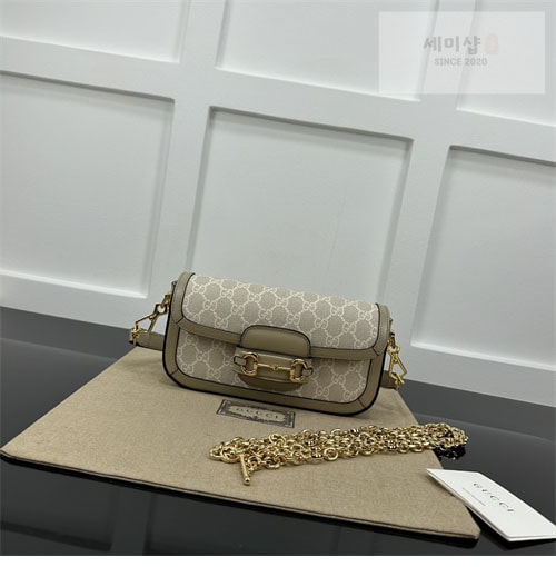 Gucci 구찌 GG캔버스 1955 홀스빗 스몰 숄더백 Bag 3번 이미지