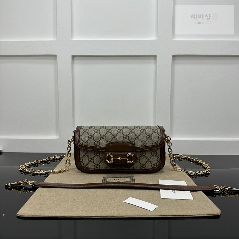 Gucci 구찌 GG캔버스 1955 홀스빗 스몰 숄더백 Bag 1번 이미지