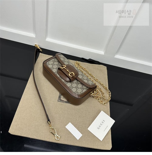 Gucci 구찌 GG캔버스 1955 홀스빗 스몰 숄더백 Bag 4번 이미지