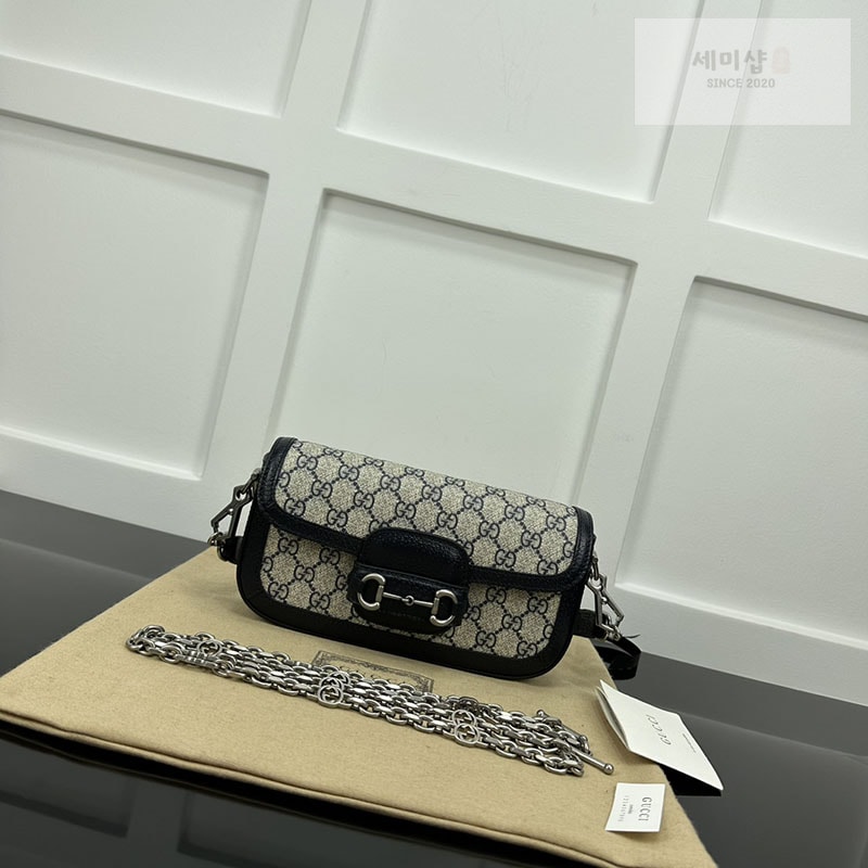 Gucci 구찌 GG캔버스 1955 홀스빗 스몰 숄더백 Bag 1번 이미지