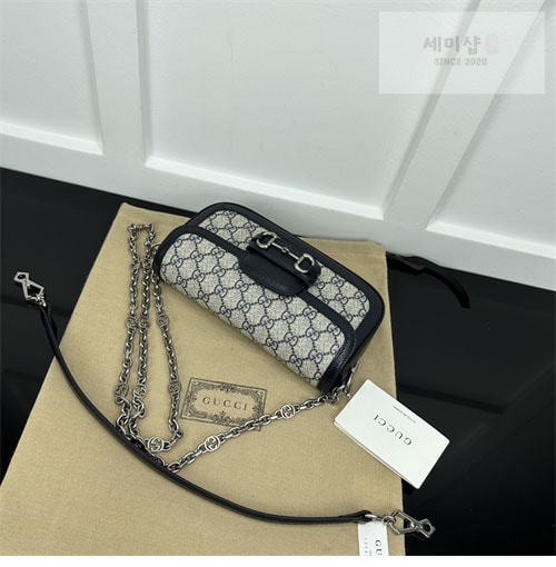 Gucci 구찌 GG캔버스 1955 홀스빗 스몰 숄더백 Bag 7번 이미지