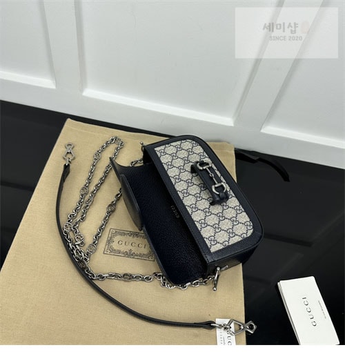 Gucci 구찌 GG캔버스 1955 홀스빗 스몰 숄더백 Bag 4번 이미지