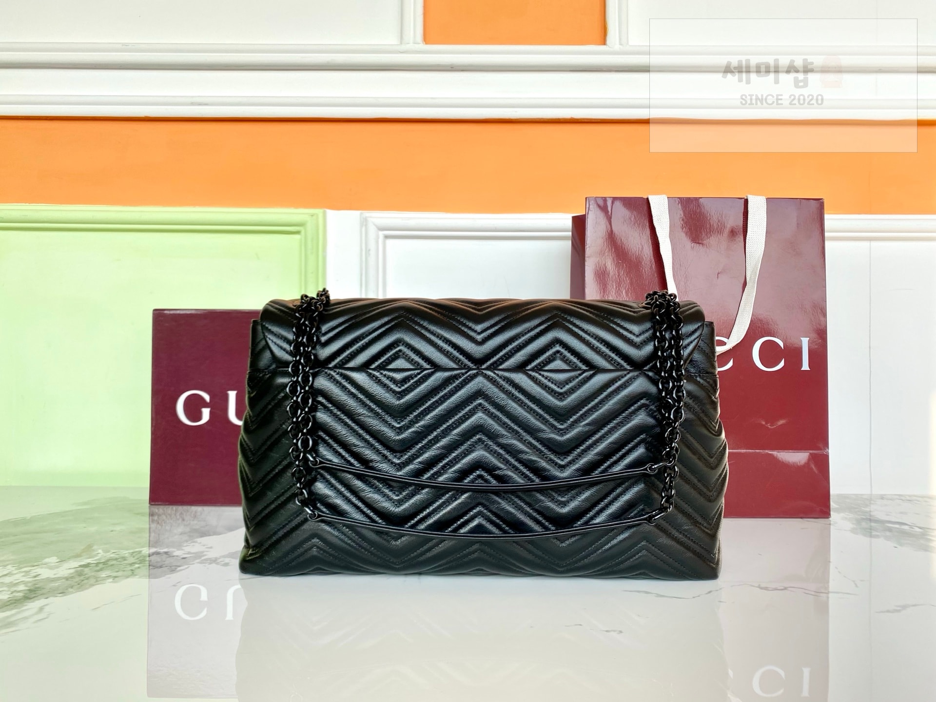Gucci 구찌 GG 마몬트 라지 숄더백 Bag 2번 이미지