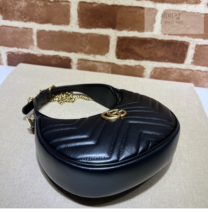 Gucci 구찌 GG 마몬트 하프문 숄더백 699514 Bag 8번 이미지