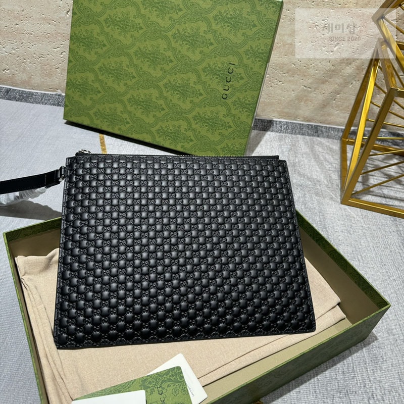Gucci 구찌 GG 마이크로시마 파우치 클러치백 544477 Bag 2번 이미지