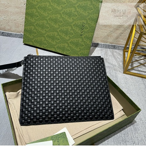 Gucci 구찌 GG 마이크로시마 파우치 클러치백 544477 Bag 6번 이미지