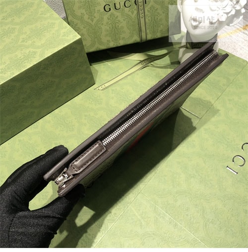 Gucci 구찌 GG 수프림 웹 클러치백 Bag 14번 이미지