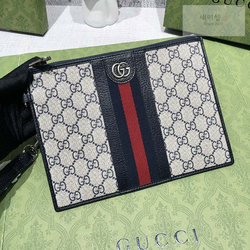 Gucci 구찌 GG 수프림 캔버스 파우치 클러치백 Bag 1번 이미지