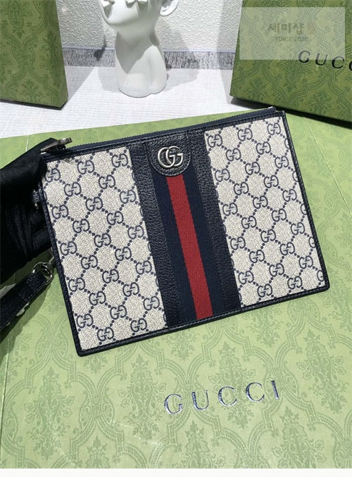 Gucci 구찌 GG 수프림 캔버스 파우치 클러치백 Bag 6번 이미지