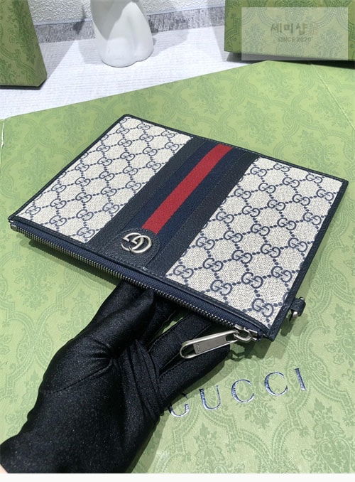 Gucci 구찌 GG 수프림 캔버스 파우치 클러치백 Bag 7번 이미지