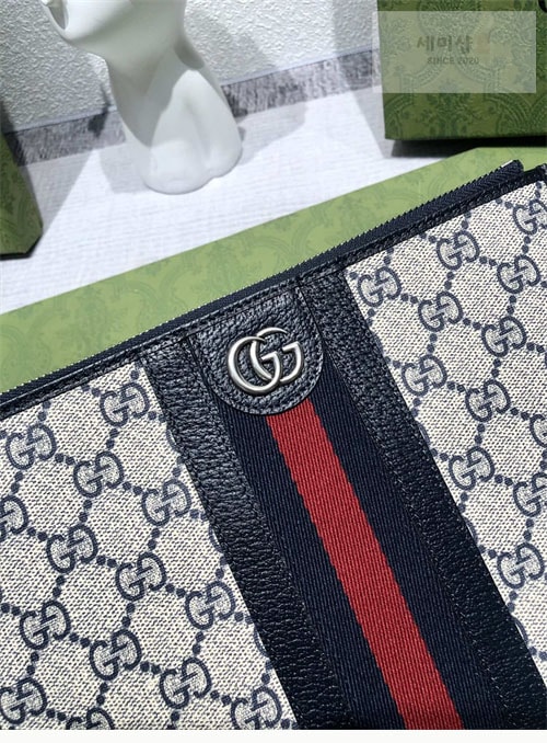 Gucci 구찌 GG 수프림 캔버스 파우치 클러치백 Bag 8번 이미지