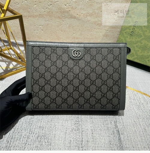 Gucci 구찌 GG 수프림 캔버스 파우치 클러치백 760243 Bag 1번 이미지