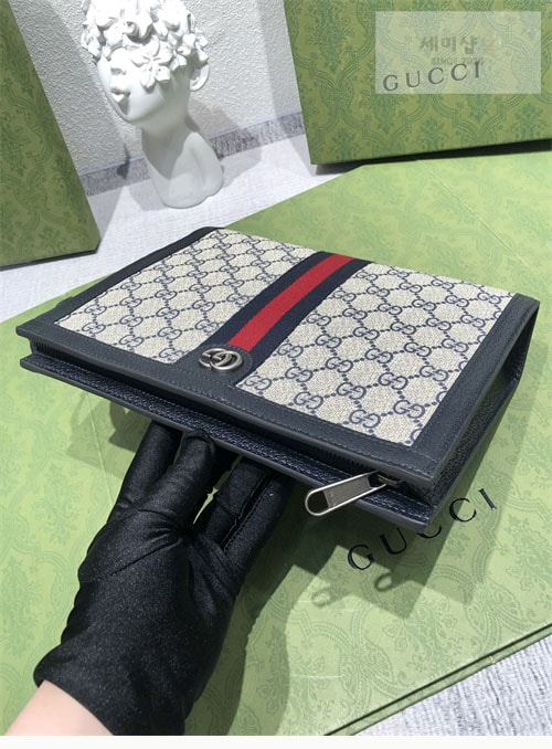 Gucci 구찌 GG 수프림 캔버스 파우치 클러치백 760243 Bag 5번 이미지