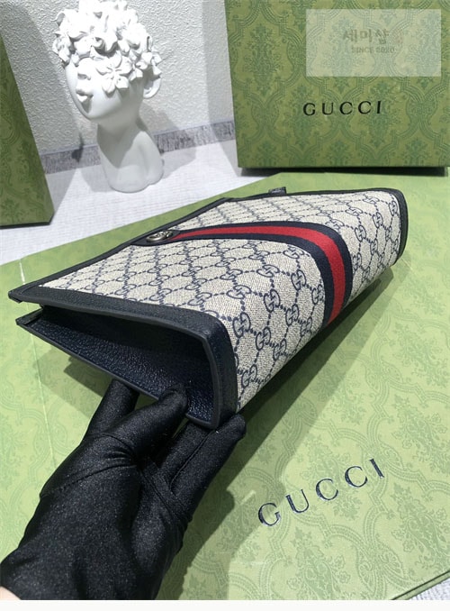 Gucci 구찌 GG 수프림 캔버스 파우치 클러치백 760243 Bag 2번 이미지