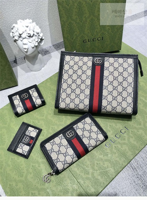 Gucci 구찌 GG 수프림 캔버스 파우치 클러치백 760243 Bag 7번 이미지