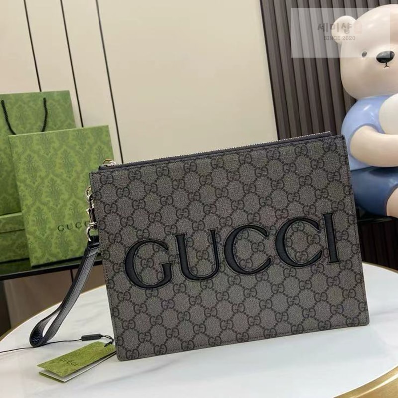 Gucci 구찌 GG 수프림 파우치 클러치백 768374 Bag 4번 이미지