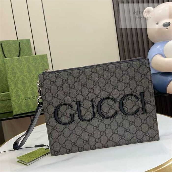 Gucci 구찌 GG 수프림 파우치 클러치백 768374 Bag 2번 이미지