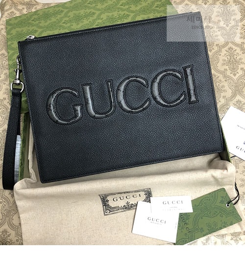 Gucci 구찌 GG 수프림 파우치 클러치백 768374 Bag 2번 이미지